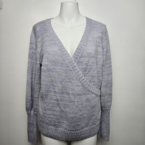 Kensie sweater lavender metallic Nwot